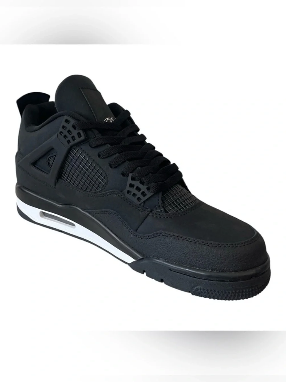 Air Jordan 4 Retro OG SP Men's Black /White Athletic Sneaker - Classic - Picture 4 of 7